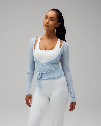 Yoga Wrap Bluse