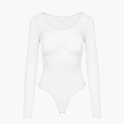 Bodysuit Sculpting Shapewear Longsleeve mit String