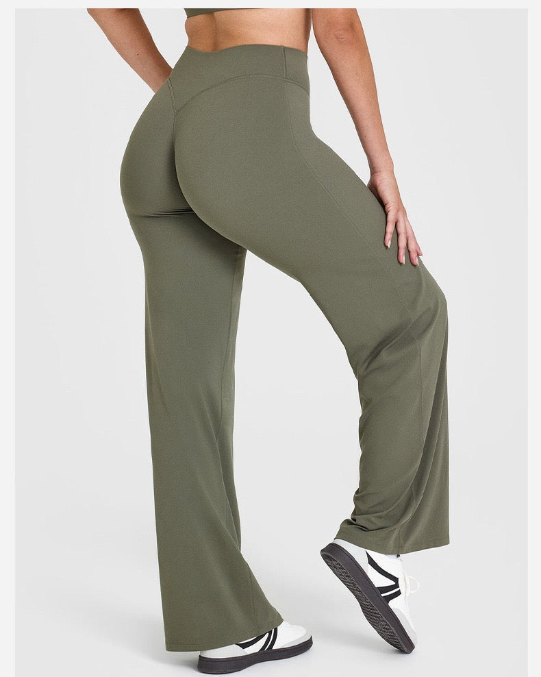 Flare YOGA Leggings mit hohem Bund