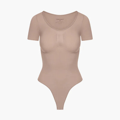 Bodysuit Sculpting Shapewear T-Shirt mit String
