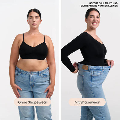 Bodysuit Sculpting Shapewear T-Shirt mit Slip
