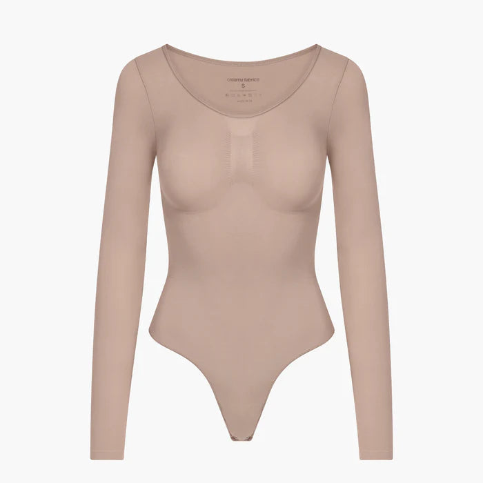 Bodysuit Sculpting Shapewear Longsleeve mit String